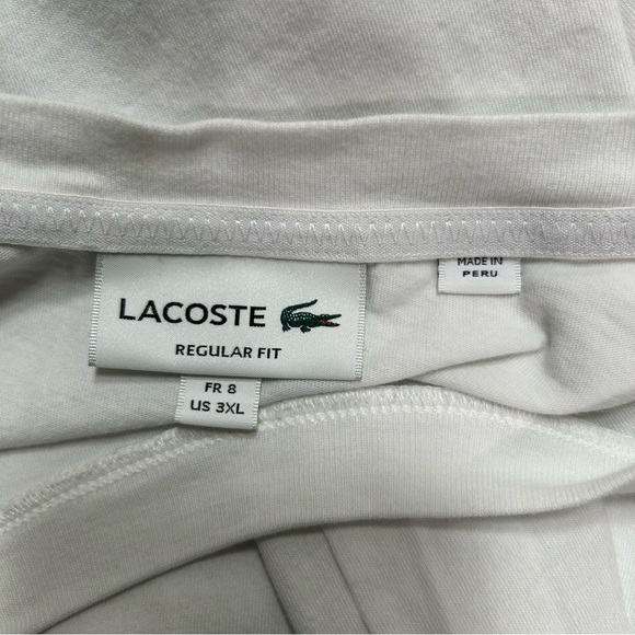 Locoste Men’s Sports Tshirt 3D Croc Graphic Print Size XL based on measurements - Picture 4 of 9